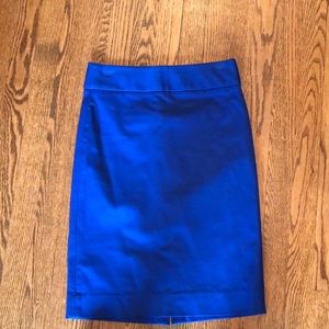 Royal Blue Pencil Skirt